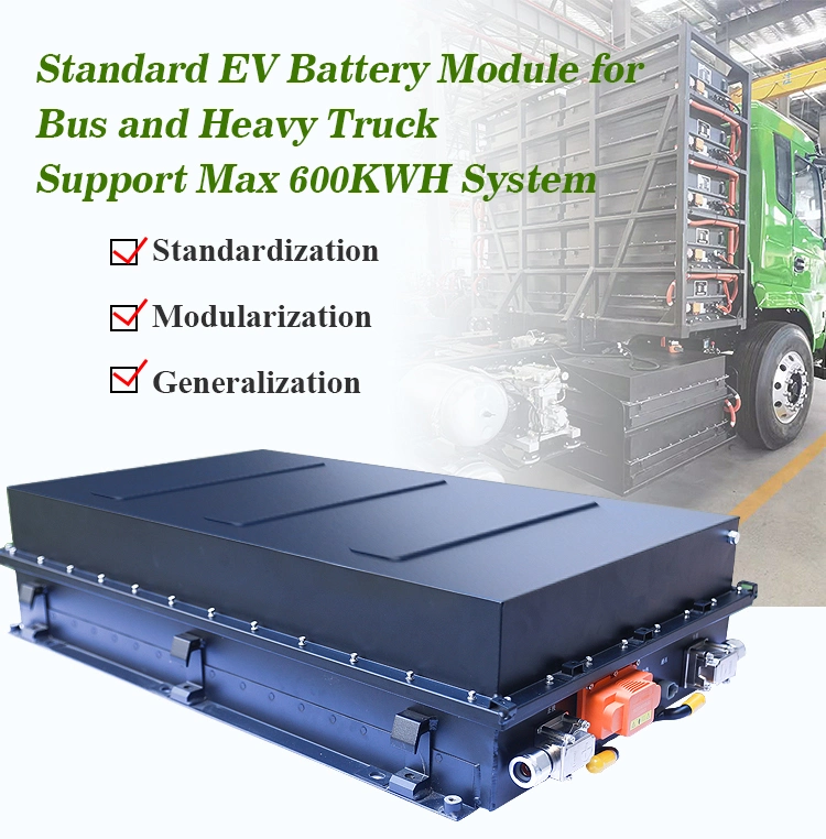 Cts fertigte EV-Batterie 150kwh 200kwh, elektrisches LKW-Lithium Ion Battery 600V 650V, Lithium Ion Battery für elektrischen Bus besonders an